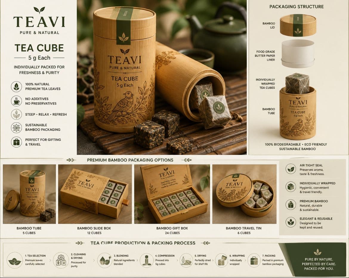TeaVi Bamboo Cubes & Coins Pack